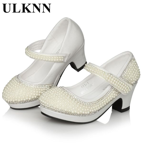 ULKNN Girls Pear For High Heels Wedding Party Shoes Enfants Platform Children Princess Shoes Beaded White Kids hot sale
ULKNN Girls Pear For High Heels Wedding Party Shoes Enfants Platform Children Princess Shoes Beaded White Kids hot sale