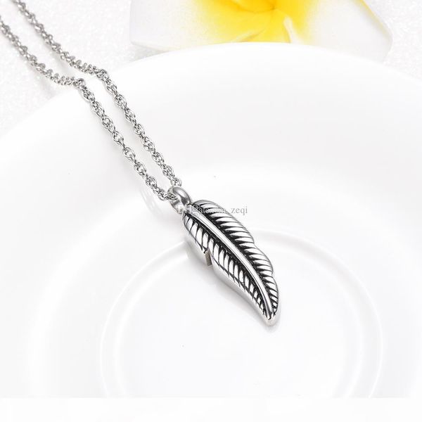кремация урна neckalce для пепла перо из нержавеющей стали мемориальной урны ювелирных изделий подарка на память, Silver
кремация урна neckalce для пепла перо из нержавеющей стали мемориальной урны ювелирных изделий подарка на память, Silver