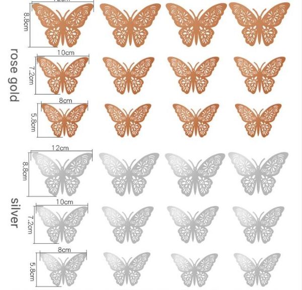new each set of 12 hollow-out 3d butterflies home decoration 3d butterfly children wall stickers party decoration
new each set of 12 hollow-out 3d butterflies home decoration 3d butterfly children wall stickers party decoration