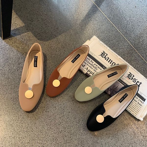 luxury woman ballet flats all-match slip-on shallow shoes casual lady soft leather green korean boats ballerina shoes female, Black
luxury woman ballet flats all-match slip-on shallow shoes casual lady soft leather green korean boats ballerina shoes female, Black