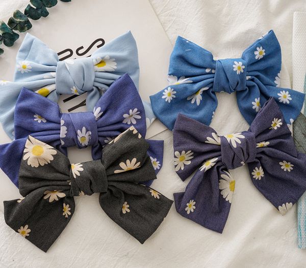 children flower bows hair clip boutique girl daisy denim bows barrette women large bows hairpin children hair accessories v083, Slivery;white
children flower bows hair clip boutique girl daisy denim bows barrette women large bows hairpin children hair accessories v083, Slivery;white