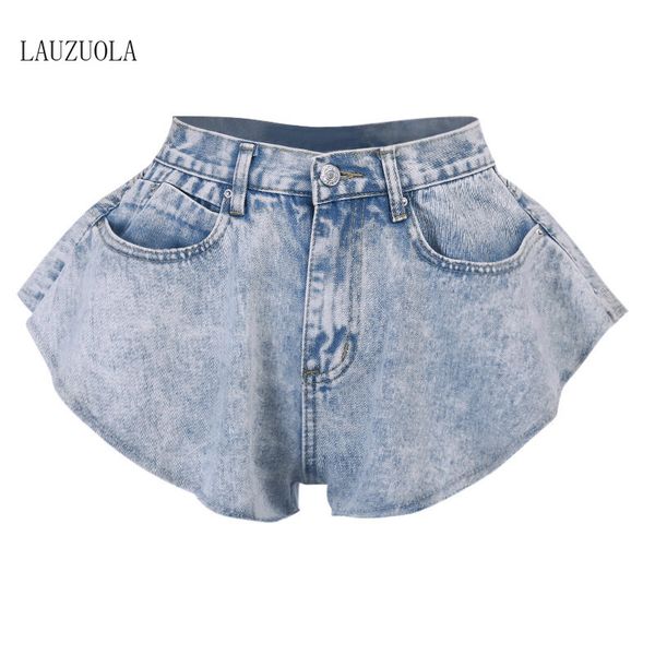 irregular blue jean shorts for women high waisted with pockets summer mini denim shorts skirts female 2020 ins fashion, White;black
irregular blue jean shorts for women high waisted with pockets summer mini denim shorts skirts female 2020 ins fashion, White;black
