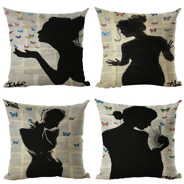 lychee women figure printed cushion case colorful flax 45x45cm cushion cover for bedroom home office
lychee women figure printed cushion case colorful flax 45x45cm cushion cover for bedroom home office