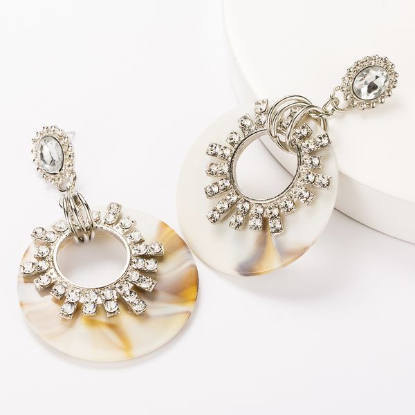 exaggerated wind rhinestone diamond round center hollow acetate board earrings fashionable women bohemian national style, Golden
exaggerated wind rhinestone diamond round center hollow acetate board earrings fashionable women bohemian national style, Golden