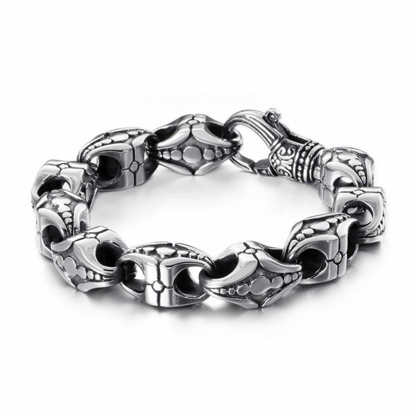 punk cross bracelet men's stainless steel mens cross cruz charm biker bracelet hip hop bangle jewelry accessories, Black
punk cross bracelet men's stainless steel mens cross cruz charm biker bracelet hip hop bangle jewelry accessories, Black