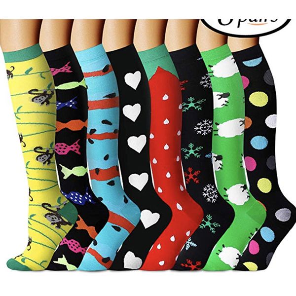 christmas cycling socks compression stockings men women breathable wicking sports bike socks running fashion middle tube, Black
christmas cycling socks compression stockings men women breathable wicking sports bike socks running fashion middle tube, Black