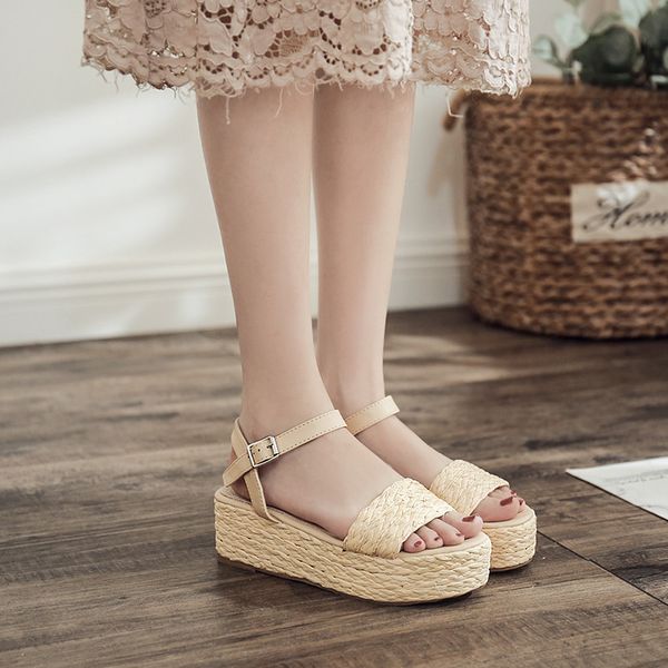 beige heeled sandals 2020 women's open toe espadrilles platform female shoe all-match wedge high heels black sale peep
beige heeled sandals 2020 women's open toe espadrilles platform female shoe all-match wedge high heels black sale peep