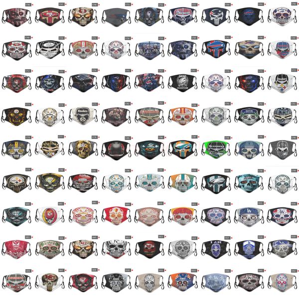 2020 new Luxury Designers cotton half face masks fashion designer All-Star baseball team football team basketball skull Reusable mask PM2.5
2020 new Luxury Designers cotton half face masks fashion designer All-Star baseball team football team basketball skull Reusable mask PM2.5