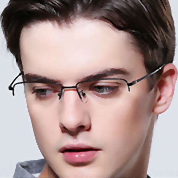 personalized plain men's lightweight full glasses frame metal frame blue-proof glasses, Silver
personalized plain men's lightweight full glasses frame metal frame blue-proof glasses, Silver