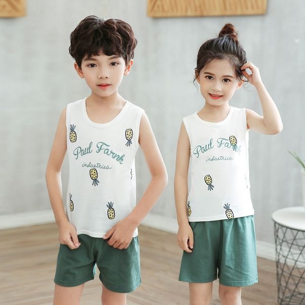 5rg60 brother and sister suit pants suit suspender pants children's cotton vest shorts set cartoon printed boys' sleeveless t-shir, Blue
5rg60 brother and sister suit pants suit suspender pants children's cotton vest shorts set cartoon printed boys' sleeveless t-shir, Blue
