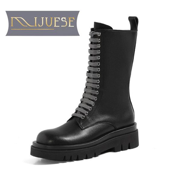 mljuese 2021 women mid-calf boots cow leather winter short plush round toe zipper high heels female riding boots size 40, Black
mljuese 2021 women mid-calf boots cow leather winter short plush round toe zipper high heels female riding boots size 40, Black