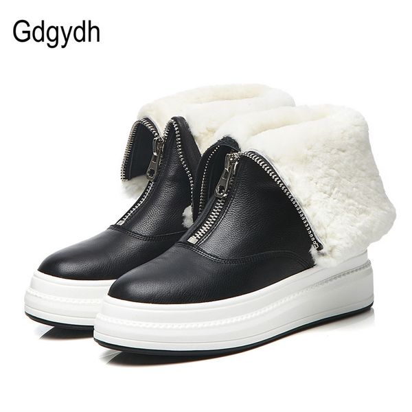 gdgydh genuine leather snow boots women waterproof thickness fur inside two way to wear warm winter shoes girls high quality, Black
gdgydh genuine leather snow boots women waterproof thickness fur inside two way to wear warm winter shoes girls high quality, Black