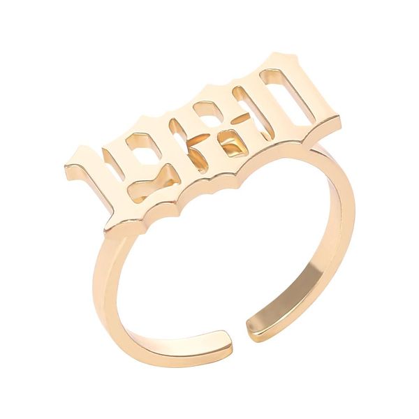 stainless steel year number rings custom ring gold silver rings for women old english font year 1993 1994 1995 1996 1997 1998, Golden;silver
stainless steel year number rings custom ring gold silver rings for women old english font year 1993 1994 1995 1996 1997 1998, Golden;silver