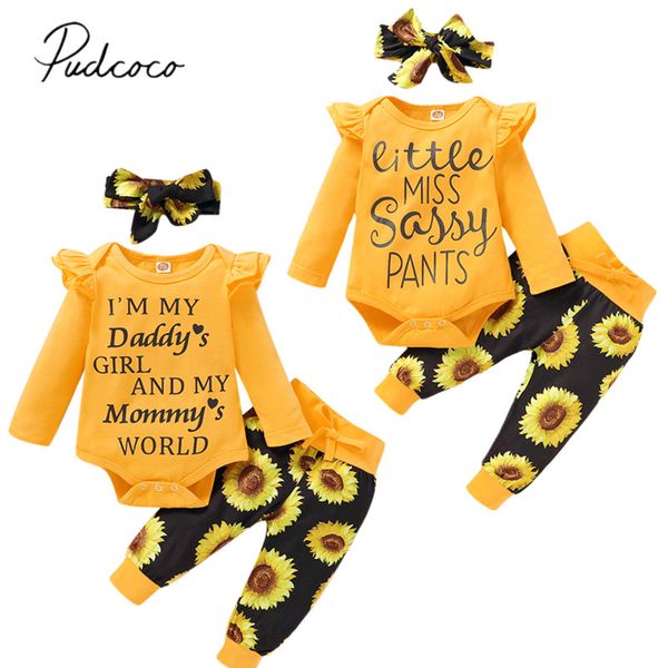 clothing sets kids baby girls 3-piece outfit set long sleeve letter print romper+sunflower pants+headband spring autumn, White
clothing sets kids baby girls 3-piece outfit set long sleeve letter print romper+sunflower pants+headband spring autumn, White