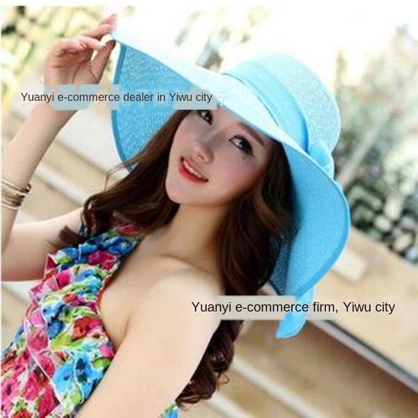 fashion korean style sun butterfly butterfly summer women's bowknot sun hat big eaves beach hat, Blue;gray
fashion korean style sun butterfly butterfly summer women's bowknot sun hat big eaves beach hat, Blue;gray