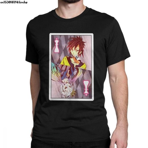 men no game no life t shirts pure cotton clothes vintage short sleeve printed t-shirt men cotton tees streetwear p37, White;black
men no game no life t shirts pure cotton clothes vintage short sleeve printed t-shirt men cotton tees streetwear p37, White;black