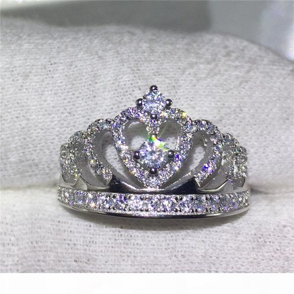 handmade fashion lady crown ring 925 sterling silver 5a zircon cz engagement wedding rings, Slivery;golden
handmade fashion lady crown ring 925 sterling silver 5a zircon cz engagement wedding rings, Slivery;golden