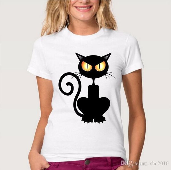 wholesale women t-shirt crew nrck short sleeve lovely black funny cat 3d digital print & tees casual shirt size s-2xl t3, White
wholesale women t-shirt crew nrck short sleeve lovely black funny cat 3d digital print & tees casual shirt size s-2xl t3, White