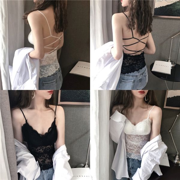 anti-light underwear with beautiful back small camisole vest underwear vest outside wearing breast-wrapped web red lace top, Camo
anti-light underwear with beautiful back small camisole vest underwear vest outside wearing breast-wrapped web red lace top, Camo