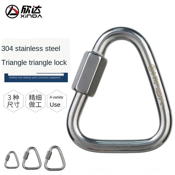 tjlfd xinda outdoor stainless steel triangular arc-shaped connecting buckle meron xinda fast pad outdoor quick pad meron mountaineering safe
tjlfd xinda outdoor stainless steel triangular arc-shaped connecting buckle meron xinda fast pad outdoor quick pad meron mountaineering safe