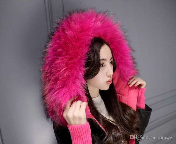 female down parkas snow coats winter fashion jackets hooded real raccoon fur collar warm outwear windbreaker outdoor overcoat 5xl, Black 
female down parkas snow coats winter fashion jackets hooded real raccoon fur collar warm outwear windbreaker outdoor overcoat 5xl, Black