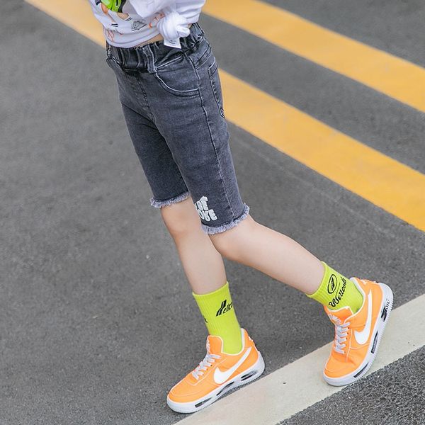 vz9ly girls' denim shorts 2020 new korean style medium and large children's foreign style outside solid shorts trousers color beac, Blue
vz9ly girls' denim shorts 2020 new korean style medium and large children's foreign style outside solid shorts trousers color beac, Blue