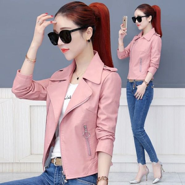 2020 new autumn women korean zipper pu leather jacket female punk bomber faux leather outwear short motorcycle biker coat a95, Black
2020 new autumn women korean zipper pu leather jacket female punk bomber faux leather outwear short motorcycle biker coat a95, Black