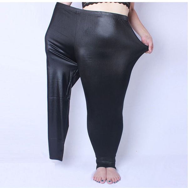women autumn leggings plus size 6xl big sizes large slim legging pants black warm all match