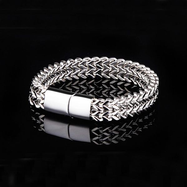 selling 2020 rock style simple stainless steel men's bracelet fashion personality jewelry wholesale postage, Black
selling 2020 rock style simple stainless steel men's bracelet fashion personality jewelry wholesale postage, Black