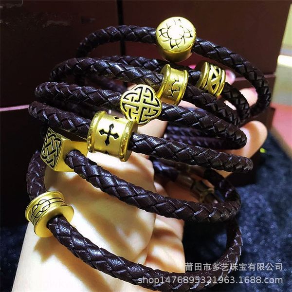 zhoujia leather chain chain pendant rope transfer accessories 3d hard gold transfer beads scattered beads road pass bracelet pendant, Silver
zhoujia leather chain chain pendant rope transfer accessories 3d hard gold transfer beads scattered beads road pass bracelet pendant, Silver