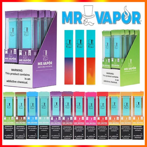 MR VAPOR Одноразовые устройства 280mAh Аккумулятор 1,3 мл Pod Пустой Cartridges14 Стили MR.VAPOR Vape Pen
MR VAPOR Одноразовые устройства 280mAh Аккумулятор 1,3 мл Pod Пустой Cartridges14 Стили MR.VAPOR Vape Pen