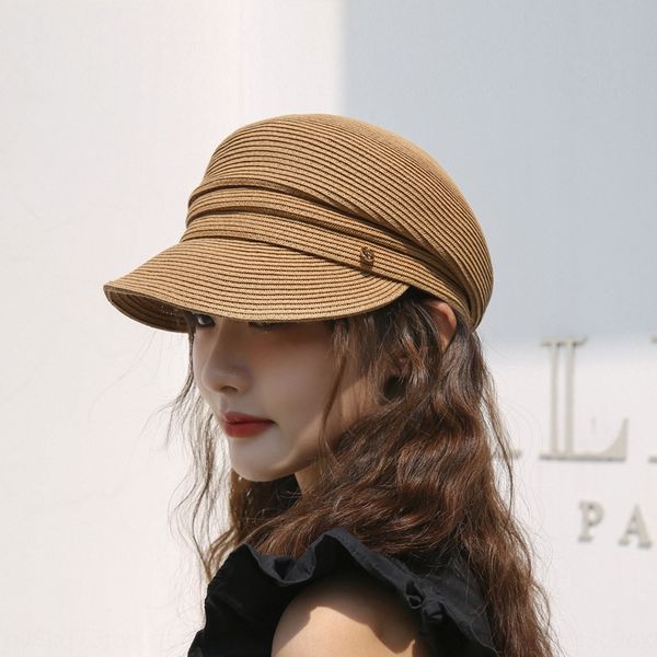 summer 2020 new korean style straw wrinkle beret navy beret sun sun hat leisure breathable sunshade painter newsboy hat female, Blue;gray
summer 2020 new korean style straw wrinkle beret navy beret sun sun hat leisure breathable sunshade painter newsboy hat female, Blue;gray