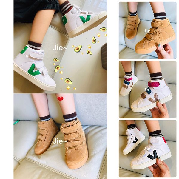 kids girls veja esplar baby boy sneakers genuine leather villous dermis casual shoes childrens luxury superstar trainer 22-35, Black
kids girls veja esplar baby boy sneakers genuine leather villous dermis casual shoes childrens luxury superstar trainer 22-35, Black