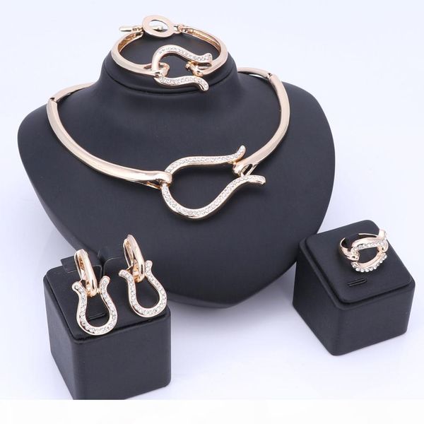 gold plated bridal jewelry sets for wedding rhinestone choker necklaces earrings ring bracelet dubai jewelry accessories gift, Slivery;golden
gold plated bridal jewelry sets for wedding rhinestone choker necklaces earrings ring bracelet dubai jewelry accessories gift, Slivery;golden