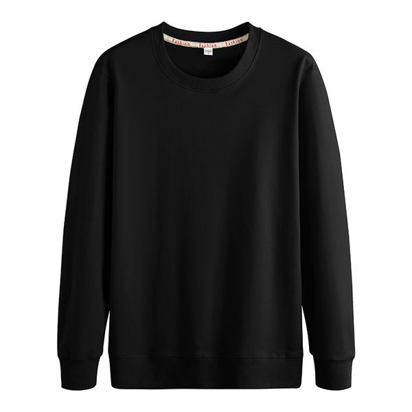 2020 autumn new men's sweatshirt casual round neck solid color cotton long-sleeved hoody plus size men's clothing, Black
2020 autumn new men's sweatshirt casual round neck solid color cotton long-sleeved hoody plus size men's clothing, Black