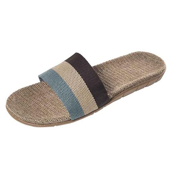 summer home slippers men shoes linen flip flops striped couples slides antiskid indoor slippers flat home shoes pantoufle homme, Black
summer home slippers men shoes linen flip flops striped couples slides antiskid indoor slippers flat home shoes pantoufle homme, Black