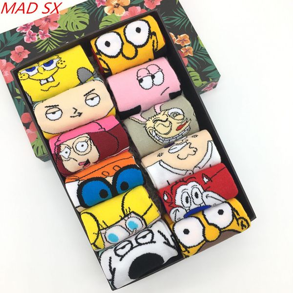 12 pairs/lot men and women personality funny cartoon socks cotton couple lovers socks college novelty skateboard, Black
12 pairs/lot men and women personality funny cartoon socks cotton couple lovers socks college novelty skateboard, Black