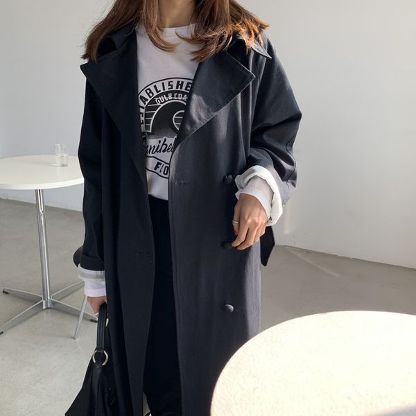 nantao chic breasted belt medium long windbreaker coat for women 2020 spring korean women's loose cardigan fy06, Tan;black
nantao chic breasted belt medium long windbreaker coat for women 2020 spring korean women's loose cardigan fy06, Tan;black