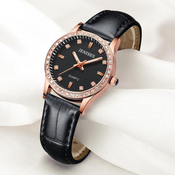 women watches fashion ladies diamond quartz genuine leather strap wristwatch trend simple casual students girls watch gifts #a, Slivery;brown
women watches fashion ladies diamond quartz genuine leather strap wristwatch trend simple casual students girls watch gifts #a, Slivery;brown
