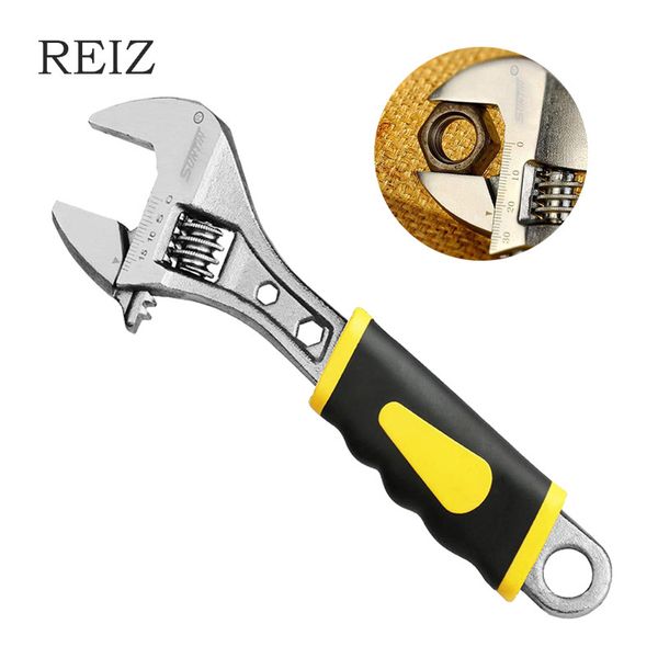 reiz wrench adjustable spanner universal hex screw nut key large opening ratchet wrenches water pipe plumbing repair hand tools
reiz wrench adjustable spanner universal hex screw nut key large opening ratchet wrenches water pipe plumbing repair hand tools