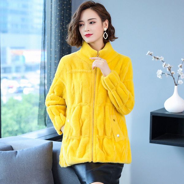 new autumn faux women coat long sleeve warm turtle neck female outwear knitwear ladies jacket with zipper femme, Black
new autumn faux women coat long sleeve warm turtle neck female outwear knitwear ladies jacket with zipper femme, Black