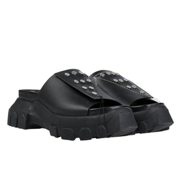 brand design bmante men sandals genuine leather rivets suture slippers beach increase thick bottom gothic dark owen women sandal, Black
brand design bmante men sandals genuine leather rivets suture slippers beach increase thick bottom gothic dark owen women sandal, Black