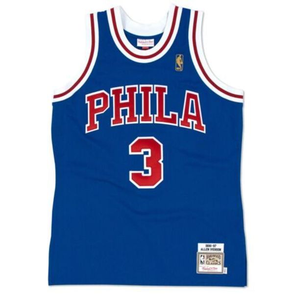 allen iverson mitchell & ness blue 1996-97 jersey throwbacks vest stitched basketball jerseys, Gray
allen iverson mitchell & ness blue 1996-97 jersey throwbacks vest stitched basketball jerseys, Gray