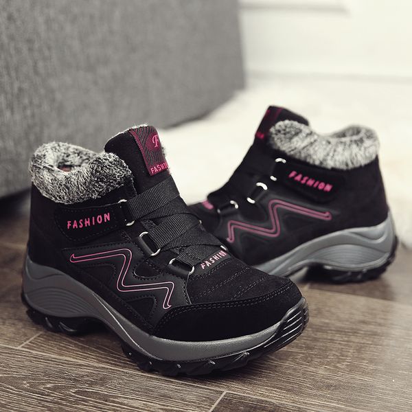 winter women snow boots women fur warm ankle boots hiking thick bottom wedge shoes female
winter women snow boots women fur warm ankle boots hiking thick bottom wedge shoes female