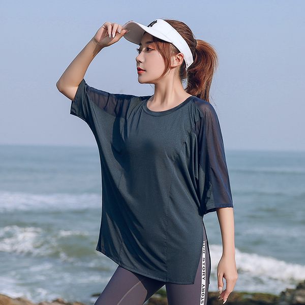 new sports half sleeve women's big size short sleeve running fashion fitness suit personality backless yoga top, White;red
new sports half sleeve women's big size short sleeve running fashion fitness suit personality backless yoga top, White;red