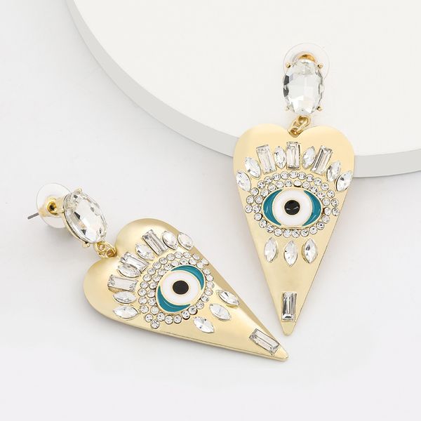earrings2020 new exaggerated love-shaped alloy dripping oil diamond eye earrings female earring, Golden
earrings2020 new exaggerated love-shaped alloy dripping oil diamond eye earrings female earring, Golden