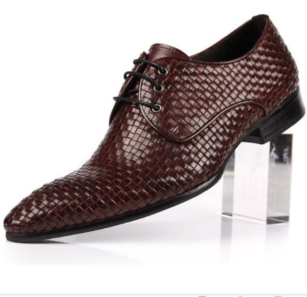 dress shoes summer fashion handmade genuine leather men's business men lace up pointed toe formal, Black
dress shoes summer fashion handmade genuine leather men's business men lace up pointed toe formal, Black