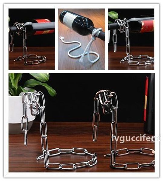 dhl magic rope wine bottle holder rack stand balances wine in the air white copper silver
dhl magic rope wine bottle holder rack stand balances wine in the air white copper silver