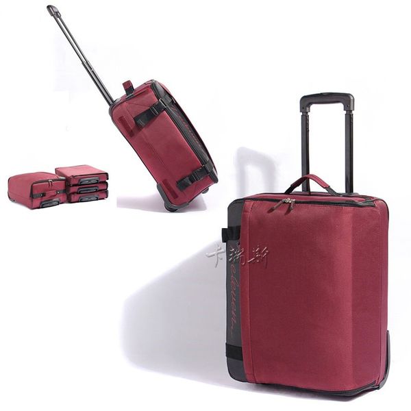 high capacity travel suitcase rolling luggage boarding trolley oxford cloth foldable travel bag
high capacity travel suitcase rolling luggage boarding trolley oxford cloth foldable travel bag