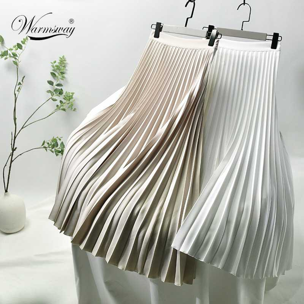 elegant solid midi pleated skirt women korean high waist 2020 spring ladies a-line school long skirt female c-035, Black
elegant solid midi pleated skirt women korean high waist 2020 spring ladies a-line school long skirt female c-035, Black